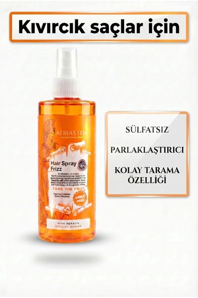 ADRASTEIA Kuru Kabaran Elektrikli Kıvırcık Saçlar için saç bakım spreyi Isıya...