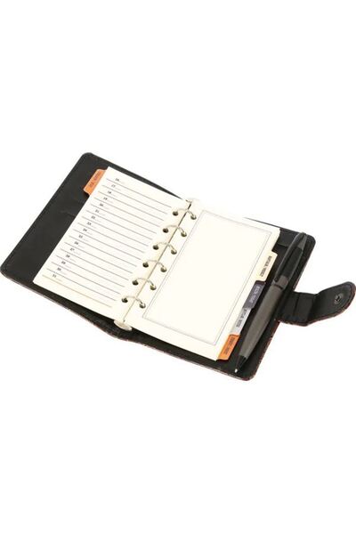 Outdoor One Köyceğiz-Si̇yah Organizer Pocket Notebook – 90 Sheets, 10X14 Cm, Portable Notepad