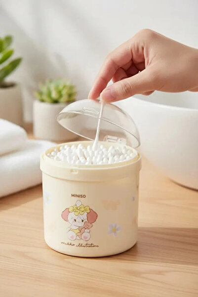 Miniso Mikko Lisanslı Souffle Serisi Doğal Pamuklu Kağıt Gövdeli Kulak Çubuğu...