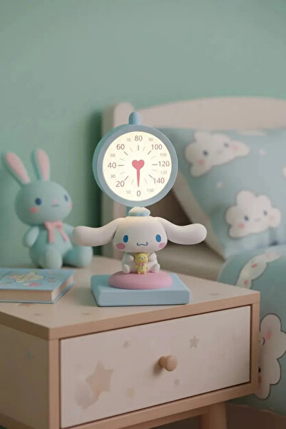 Miniso Sanrio Lisanslı Cinnamoroll LED Mini Gece Lambası – Pilli Dekoratif Ma...