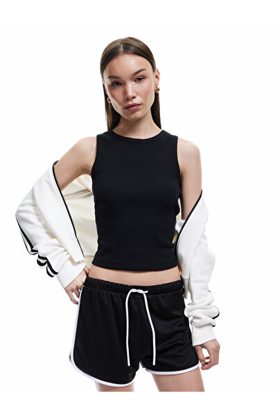 Koton Bisiklet Yaka Kolsuz Slim Fit Basic Kadın Atlet