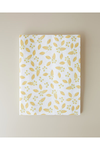 English Home Golden Petals Çift Kişilik Pike 200x220 cm Sarı