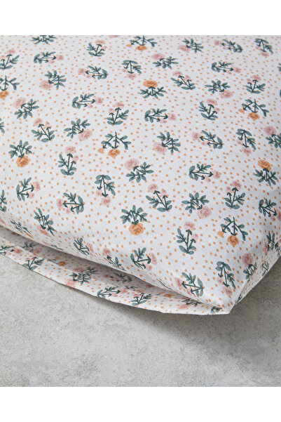 English Home Crispy Dots Kolay Ütülenir 2'li Yastık Kılıfı 50x70 cm Yeşil-Turuncu