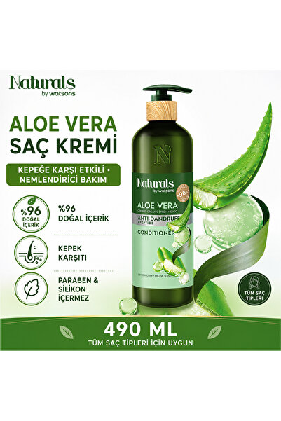 Naturals By Watsons Şampuan Aloe Vera 490 ml