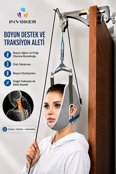 INVOKER Boyun Düzleşmesi Ağrısı Oturma Bozukluğu Disk Sıkışması Servikal Trak...