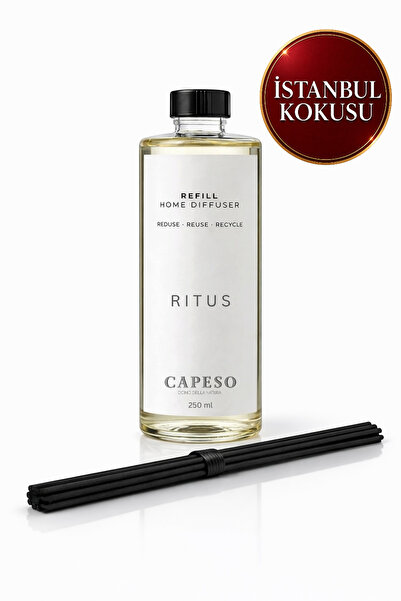 Capeso Ritus 250 ml Çubuklu Oda Kokusu Refill (Yedek) İstanbul Kokusu – 5 Ade...
