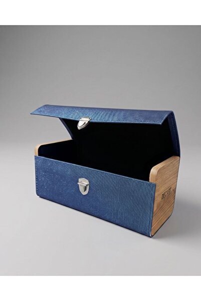 Decart Dizayn Luxury Decorative Storage Box with Lock, Organizer, Wooden Deta...
