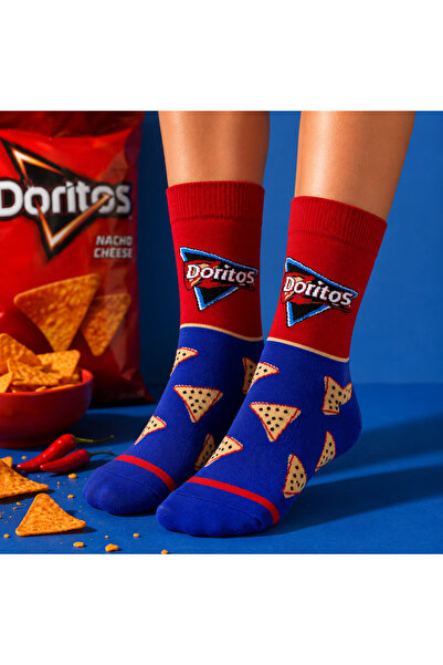 Çorap Kurdu Șosete unisex colorate cu model Chips