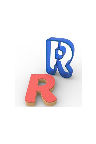 Elit parti Letter R Polycarbonate Cookie Mold