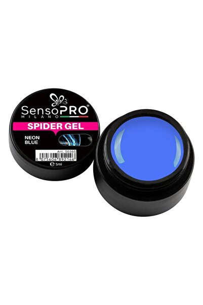 SensoPRO Milano Gel de curățare cu păianjen SensoPRO Albastru Neon, 5 ml