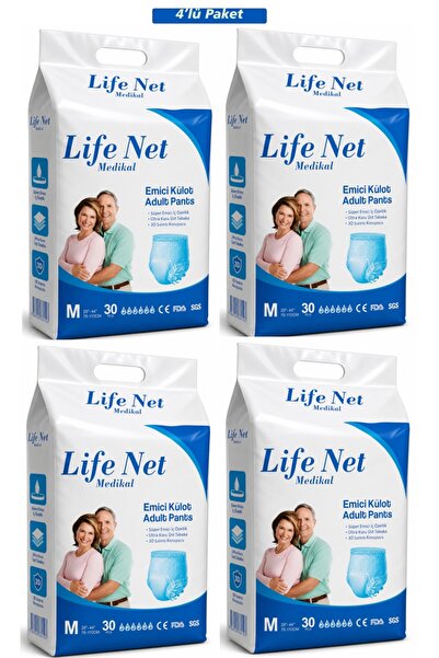 Life Net Medikal Yetişkin Hasta Bezi Külodlu M Beden Yüksek Emici Bez Medium ...