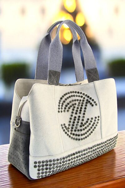 QUB CLUB Women's Casual Multi-Eye Postman Shoulder Genuine Leather Denim Bag
