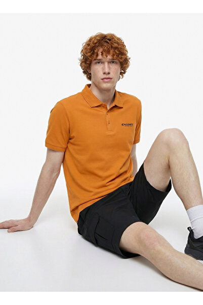 Discovery Expedition Turuncu Erkek Regular Fit Polo T-Shirt D6SM-TST3800
