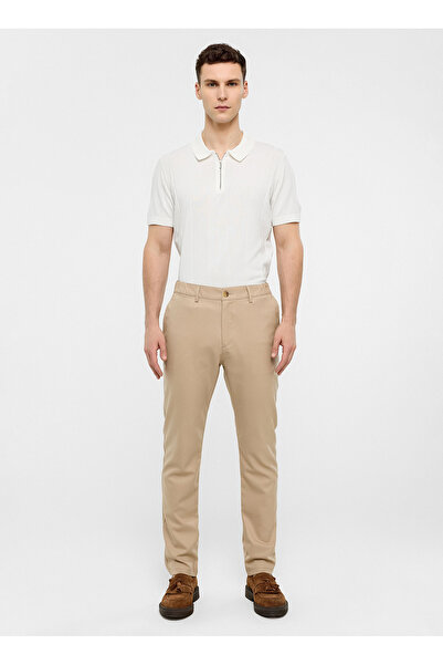 Back And Bond Beige Smart Fit Pants