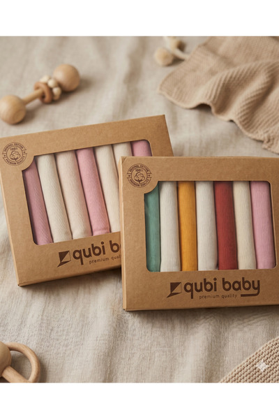 Ens Group Avm Set of 2 100% Cotton Muslin Baby Wipes |   Newborn Mouth and Fa...