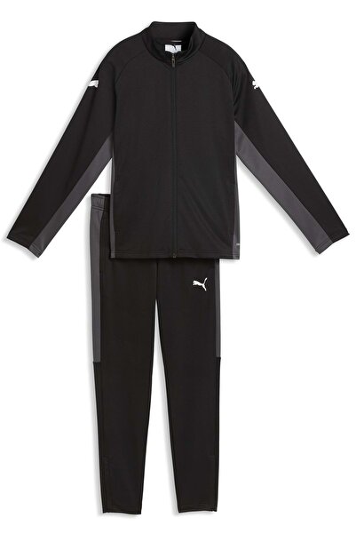 Puma 660577-03 Individuallıga Jr Tracksuit Çocuk Günlük Eşofman Takımı SİYAH