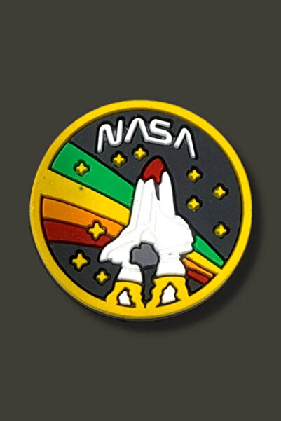 Apptakı Galaksi Uzay Mekiği Astronot Terlik Süsü Charm Terlik Aksesuarı - CRS...
