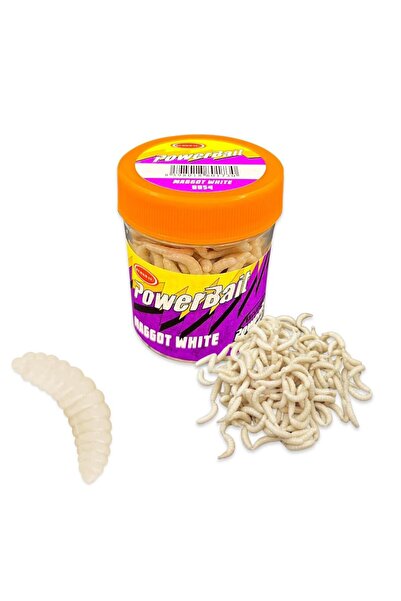 Genel Markalar Silikon Kurt Balık Yemi - Kokulu - Maggot - Beyaz - Power Bait...