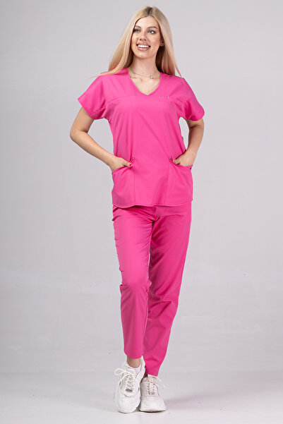 OEM Uniformă medicală pentru femei, bluză și pantaloni, slim fit, FLEXI AMBRA...