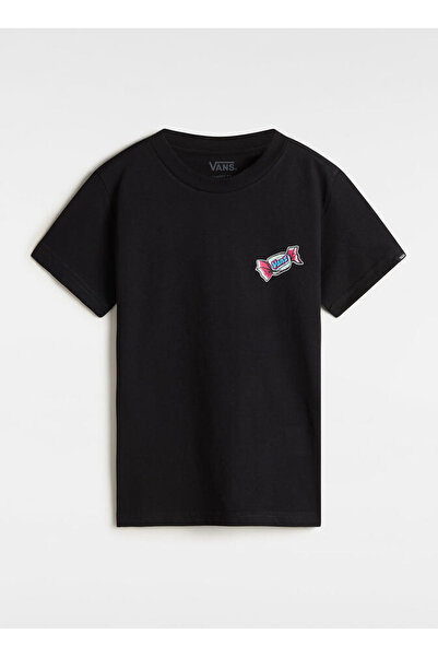 Vans Siyah Erkek Çocuk Baskılı T-Shirt VN000MMKBLK1-Stuck On SS