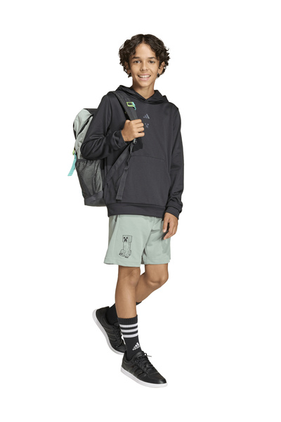 adidas Siyah Erkek Çocuk Baskılı Sweatshirt KA0232 J MC HOODIE