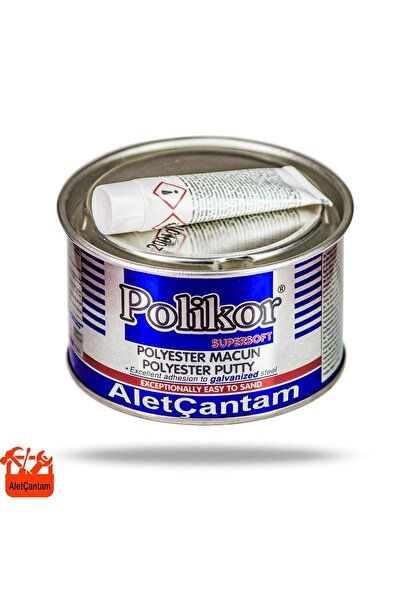 Polikor Çelik Macun Oto Kaporta Macunu 450gr