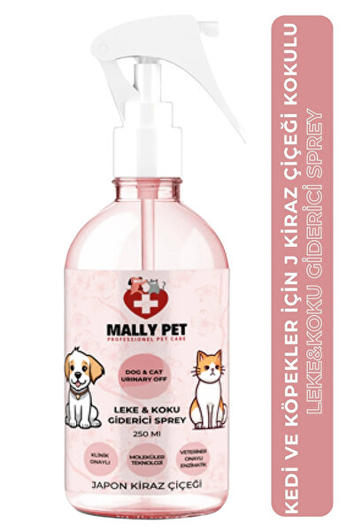 MALLY PET PROFESSIONEL PET CARE Evcil Hayvanlar Için Koku Ve Sprey Kiraz Çiçe...