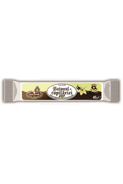 Batonul Copilariei Cutie de ciocolată artizanală, cu cacao si vanilie, 30 x 45 g