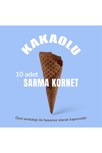 Banes Kakaolu Kornet Külah 10'lu