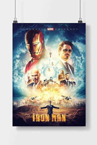 Luna Marissa Marvel İron Man Film Marvel Poster Çerçevesiz Duvar Posteri