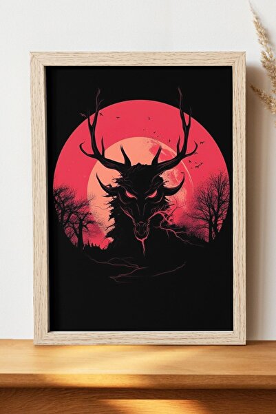 Luna Marissa Αφίσα Dragon - Αφίσα τοίχου από γυαλιστερό χαρτί χωρίς πλαίσιο