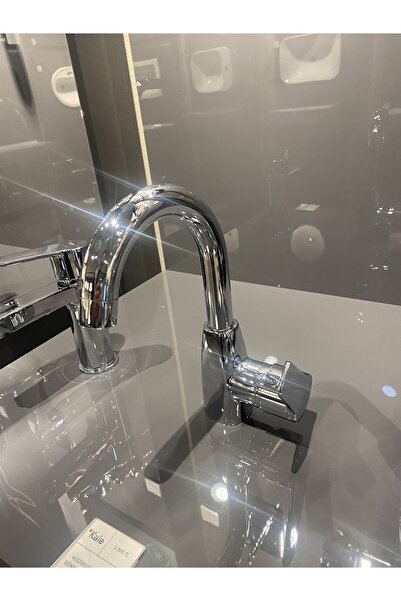 KALE Mare Banyo Döner Lavabo Mutfak Bataryası ve TEMA 53260 Rain Pratik Tepe Duş Seti