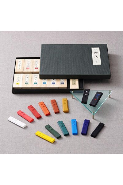 Zig Kuretake Saiboku Shimbi Ink Stick Japon Suluboya 14 Renk