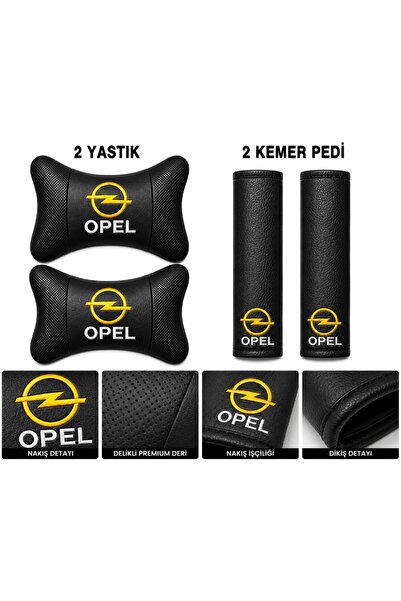 Genel Markalar Opel Astra H Premium Konfor Seti Yastık-kemer-kılıf Set