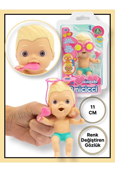 TOYFEST Cicciobello Amicicci Plaj Zamanı Sarışın Erkek Bebek Renk Değiştiren ...