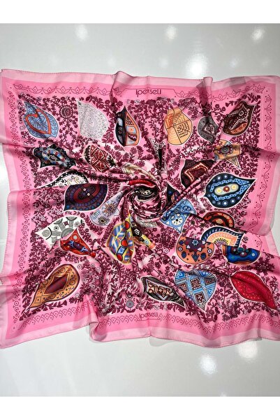 Modario Silk Cotton Scarf Mixed Pattern - 1
