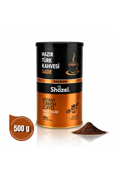 Shazel Efendy Türk Kahvesi | Silindir Teneke Kutu 500gr | Geleneksel Orta Kav...