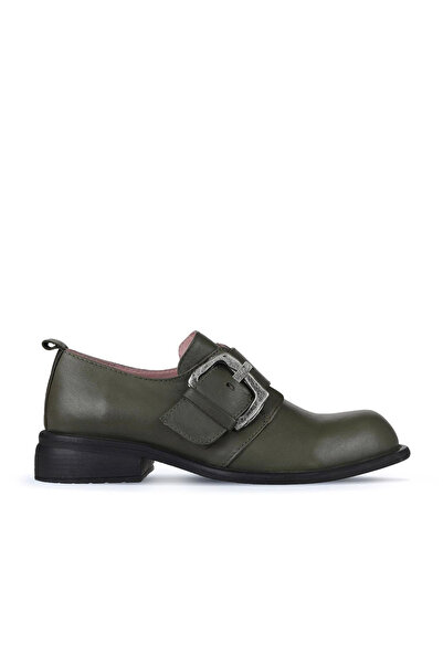 Bueno Shoes Pantofi clasici de damă din piele verde 01wz6802