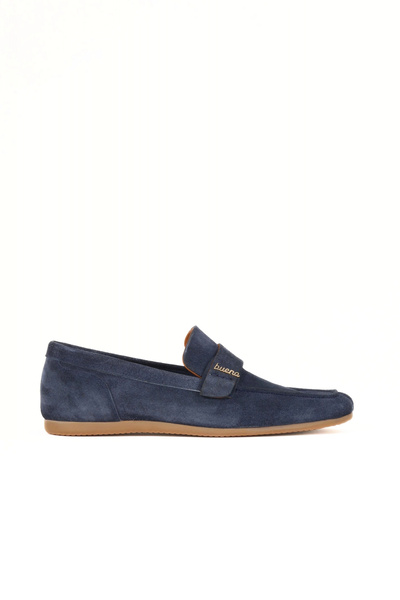 Bueno Shoes Blue Suede Men's Casual Shoes 01Me9300