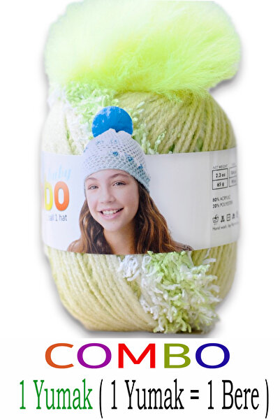 Diva İplik Combo 11 - ( OUTLET ) - Cordon pentru beretă cu pompon, surplus de...