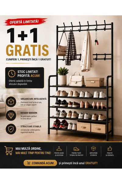 OEM 1 + 1 GRATIS! CUIER CU PANTOFAR SI 5 RAFTURI (RO-V04)