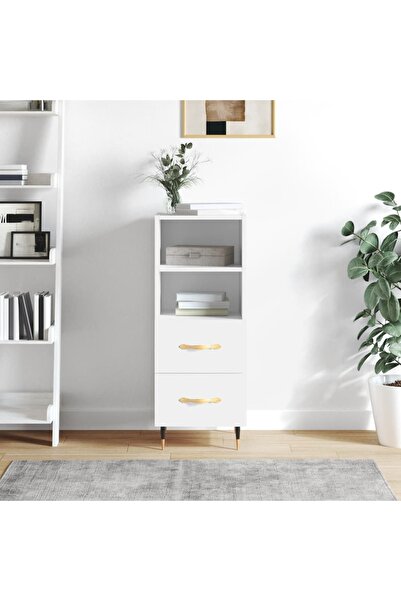 Concept Sideboard, white, 34.5x34x90 cm, composite wood
