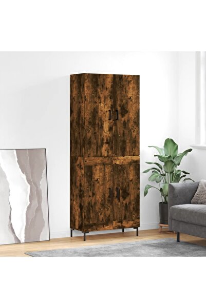 Concept Dulap înalt, stejar fumuriu, 69,5x34x180, lemn compozit