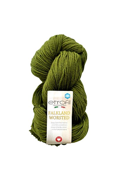 Etrofil Falkland Worsted pređa za pletenje Avokado 100% vuna 100g 200m (74180)