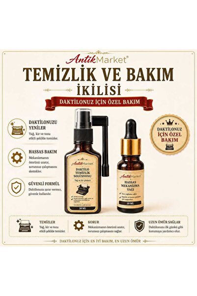 Antik Market Daktilo bakım solisyonu