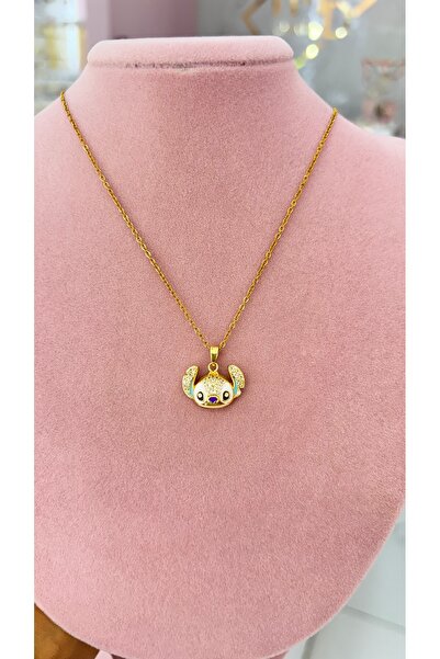 TMD LUXURY Stitch , Stiç Kolye , Çelik Sitiç kolye