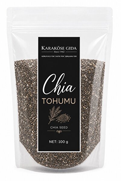 Denizli Pelet Chia Tohumu 100gr | Organik ve Gluten İçermez