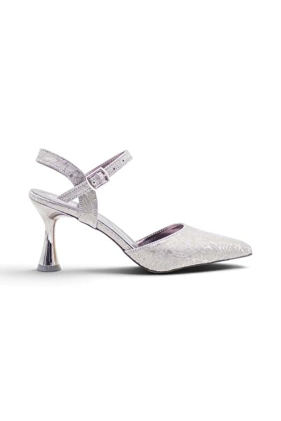 Shoes HBZ 0615 SREBRNE ŽENSKE STILETO CIPELE
