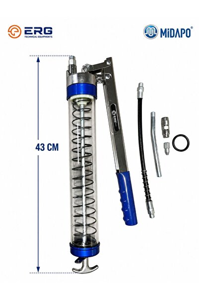 Midapo ERG TECHNİCAL Seffaf Gres Pompası 800 Cc