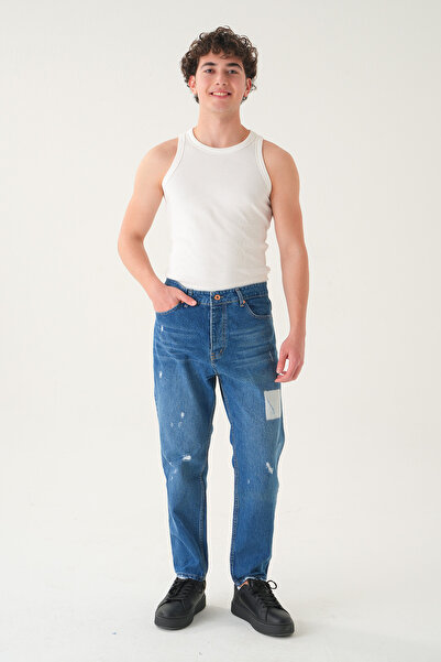 Gambocci Pantaloni Boyfriend Denim pentru bărbați